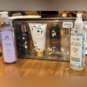 Bath & Body lot- Tahari lotions, Sea Salt Hair Spritz, Lavender hand cleaner